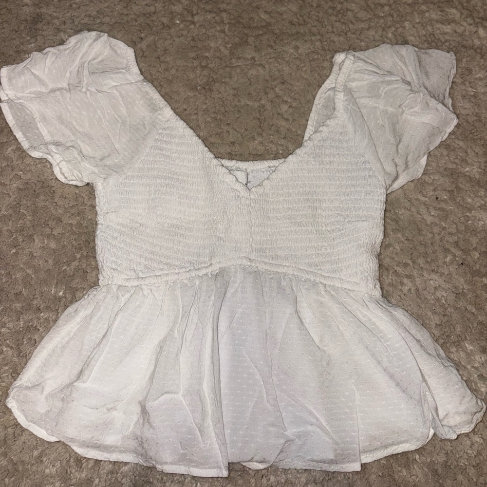 Hollister Elegant White Women's Top